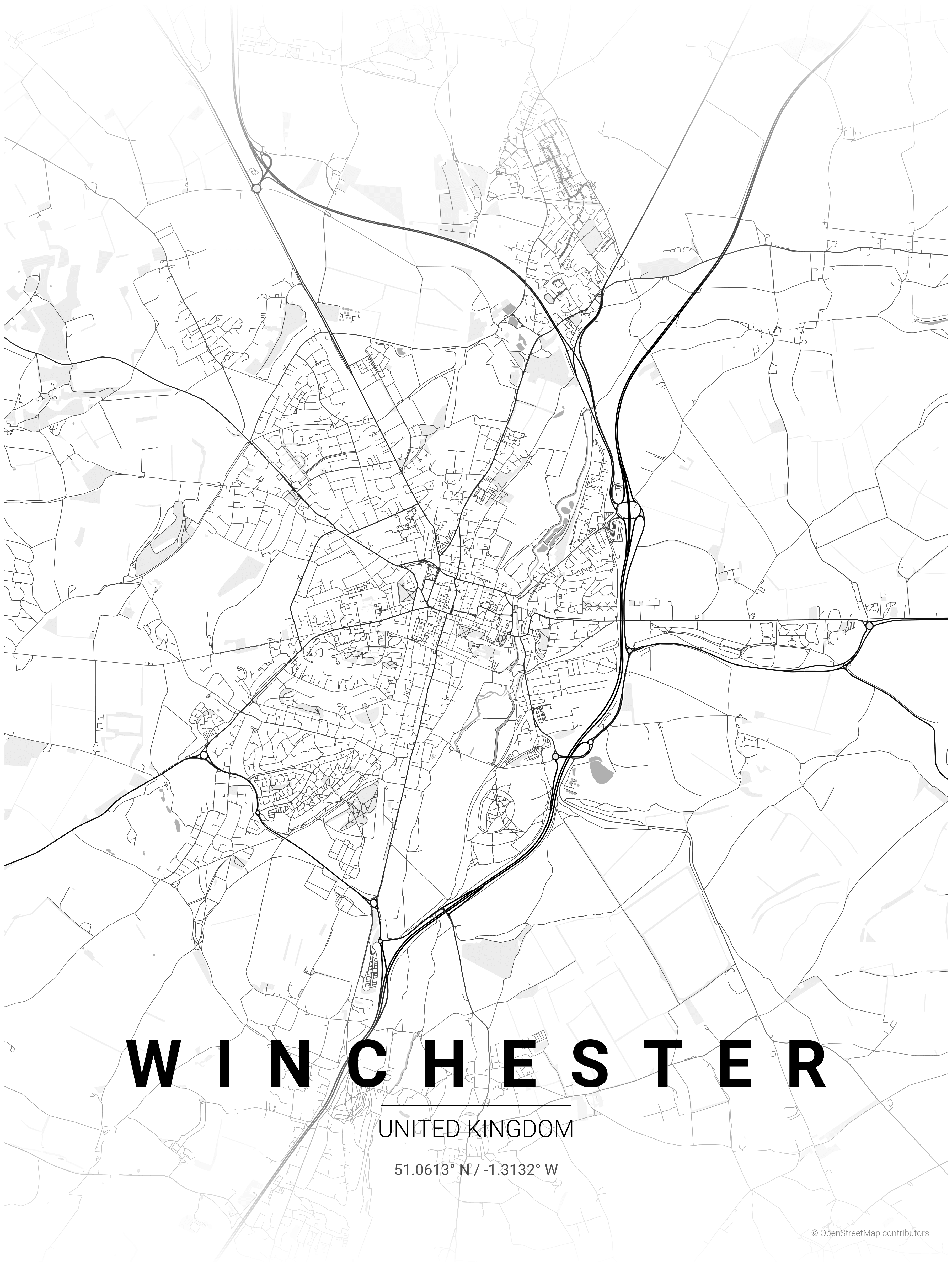 Winchester map
